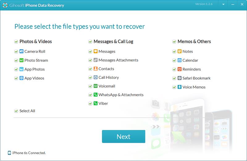 gihosoft iphone data recovery free code
