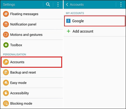 how to add a device to find my device android