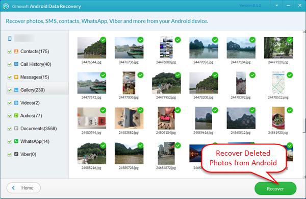 free photo recovery for android