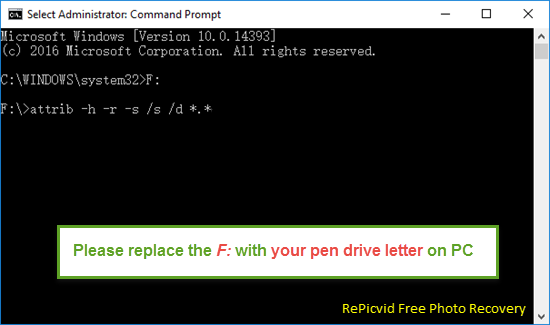 how to recover virus infected files from pendrive
