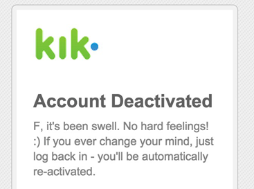 Udgående Rundt om uregelmæssig How to Deactivate or Delete Kik Account Permanently Top Guide