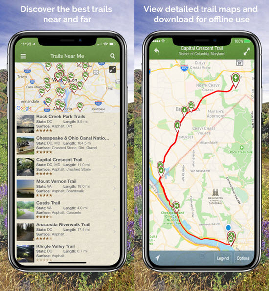 Offline Map App Traillink For Iphone 
