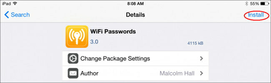how to get a wifi password from an older iphone