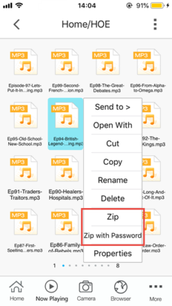 how to unzip 7z files on iphone