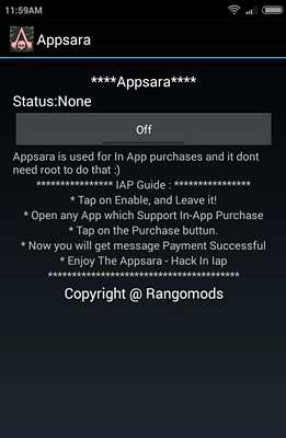 Using AppSara to Get Free in App Purchases on Android.