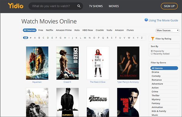 15 Best Free Online Movie Streaming Sites No Sign Up In 2019